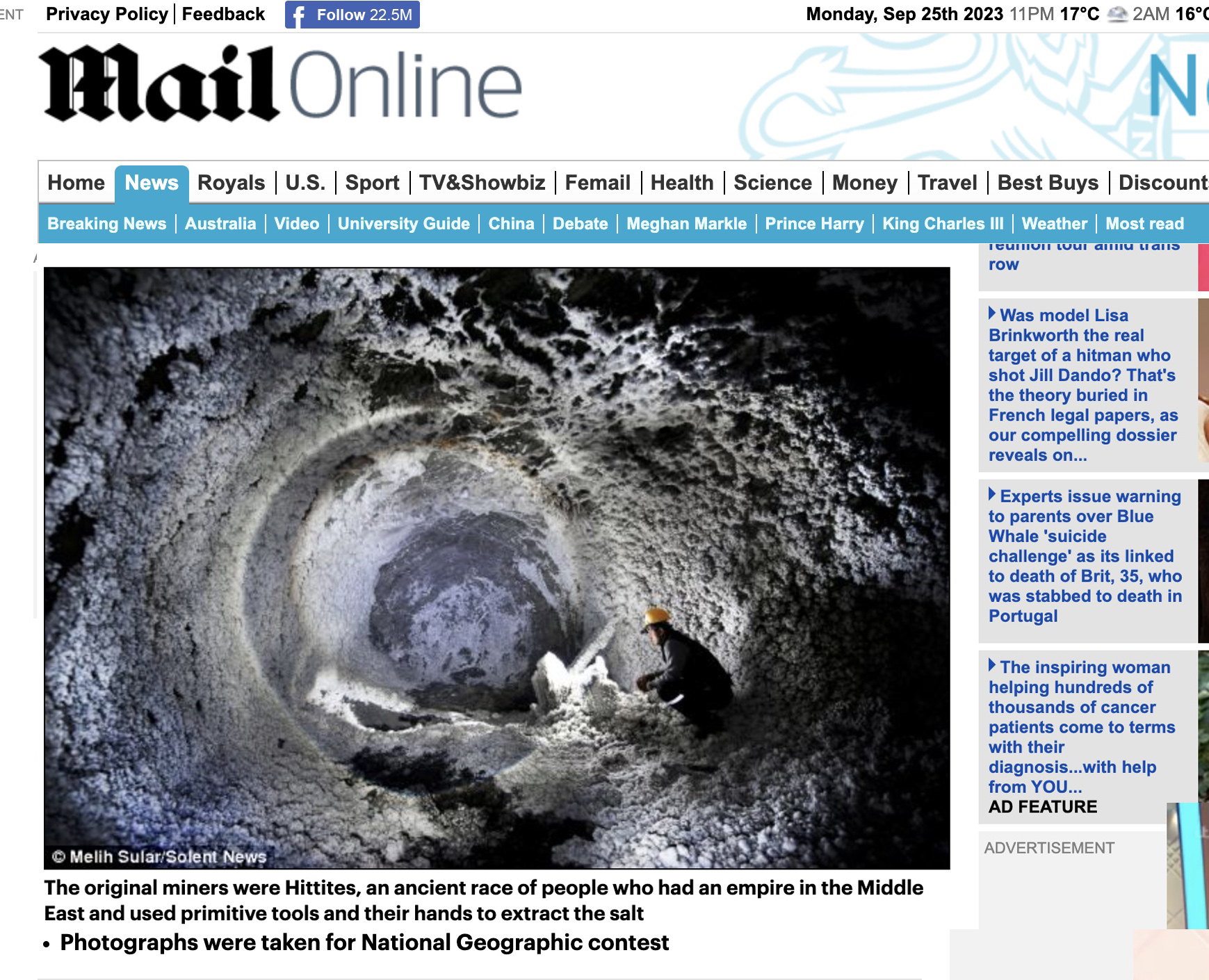 Daily Mail Tuz Mağarası Projesi